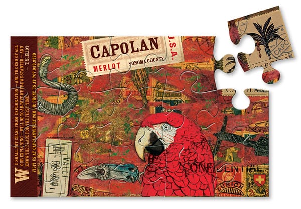 Promotional puzzle for Vineyard